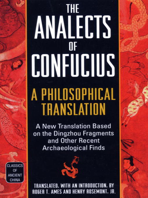 Title details for The Analects of Confucius by Roger T. Ames - Available